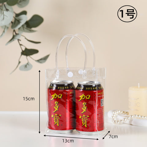 Environmentally Transparent PVC Wedding Gift Box Waterproof Transparent Bridesmaid Gift Bag Paper Box