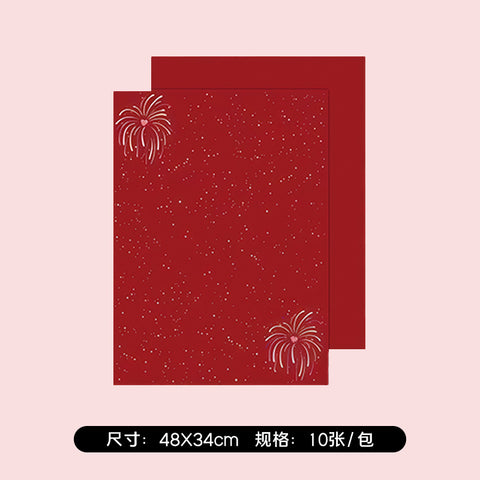New black fireworks bouquet cardstock new year's eve flower packaging styling paper chrysanthemum diy material floral packaging paper