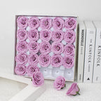 Taixi wholesale seven-layer awakening soap flower rose head simulation immortal flower rose handmade DIY bouquet material
