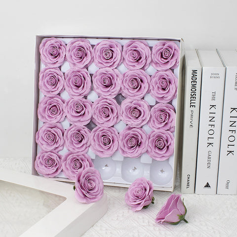 Taixi wholesale seven-layer awakening soap flower rose head simulation immortal flower rose handmade DIY bouquet material