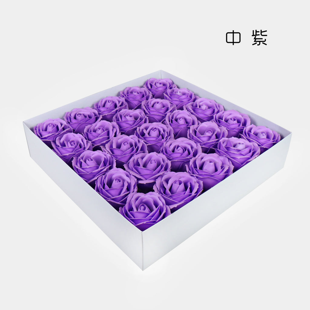 Artificial flower five-layer rose soap flower large flower head soap flower gift box bouquet flower shop festival supplies manufacturer wholesale