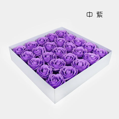 Artificial flower five-layer rose soap flower large flower head soap flower gift box bouquet flower shop festival supplies manufacturer wholesale
