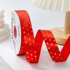 bronzing small love ribbon bow strap, gift box cake flower packaging ribbon handmade DIY ribbon