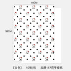 Polka dot Hello Kitty thickened wrapping paper modeling paper 157g kraft paper flower bouquet bag flower paper handmade floral materials