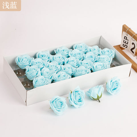 Soap flower five-layer soap rose head Valentine's Day DIY bouquet gift box packaging material simulation head high simulation