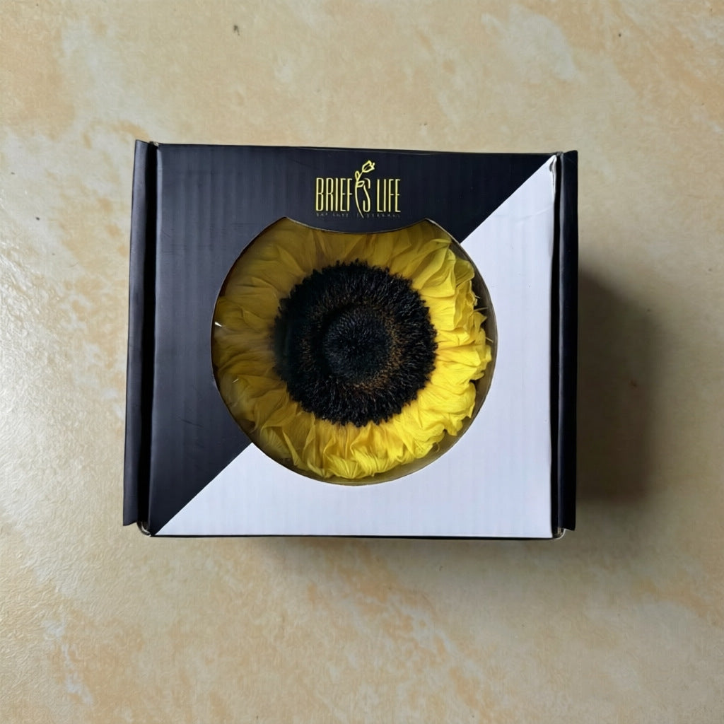 Eternal Sunflower Eternal Flower Sunflower Flower Head Material Keep Flower Sunflower Flower Head Spot Wholesale