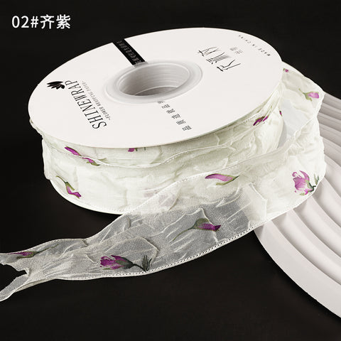 Wide Cotton Ribbon for DIY Bow Hair Accessories & Handmade Jewelry Versatile Christmas Gift Ribbons