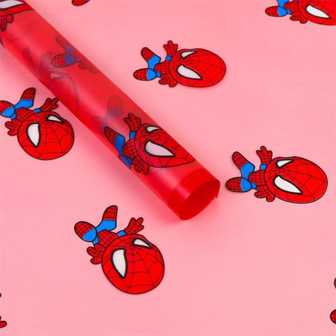 Cartoon Children's Series Waterproof Flower Wrapping Paper Spider-Man Bag Flower Paper Bouquet Packaging Materials Florist Materials