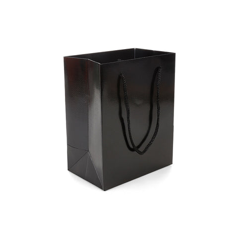 Solid color glossy universal gift packaging tote bag tea bag kraft paper tote bag watch box paper bag jewelry bag