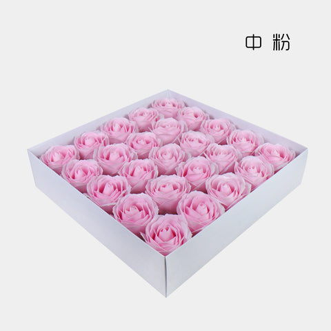 Artificial flower five-layer rose soap flower large flower head soap flower gift box bouquet flower shop festival supplies manufacturer wholesale