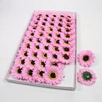 Sunflower Head Soap Flower Head Soap Flower Head Simulation Flower Sunflower DIY Teachers' Day Bouquet Manufacturer Wholesale