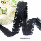 3cm Solid Color Lace Hollow Grosgrain Ribbon Eco-Friendly Durable Modern DIY Handmade Bow Headgear Hair Valentine's Day Wedding
