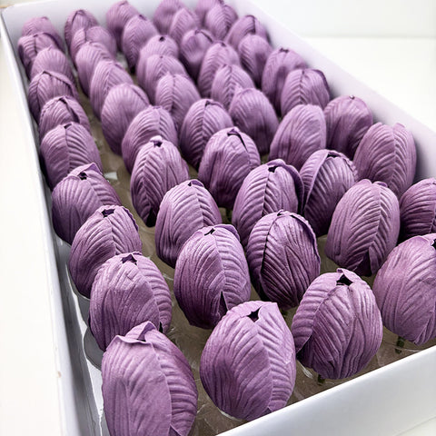 New product simulation tulip flower head soap flower mother's day send mother arrangement flower accessories handmade materials