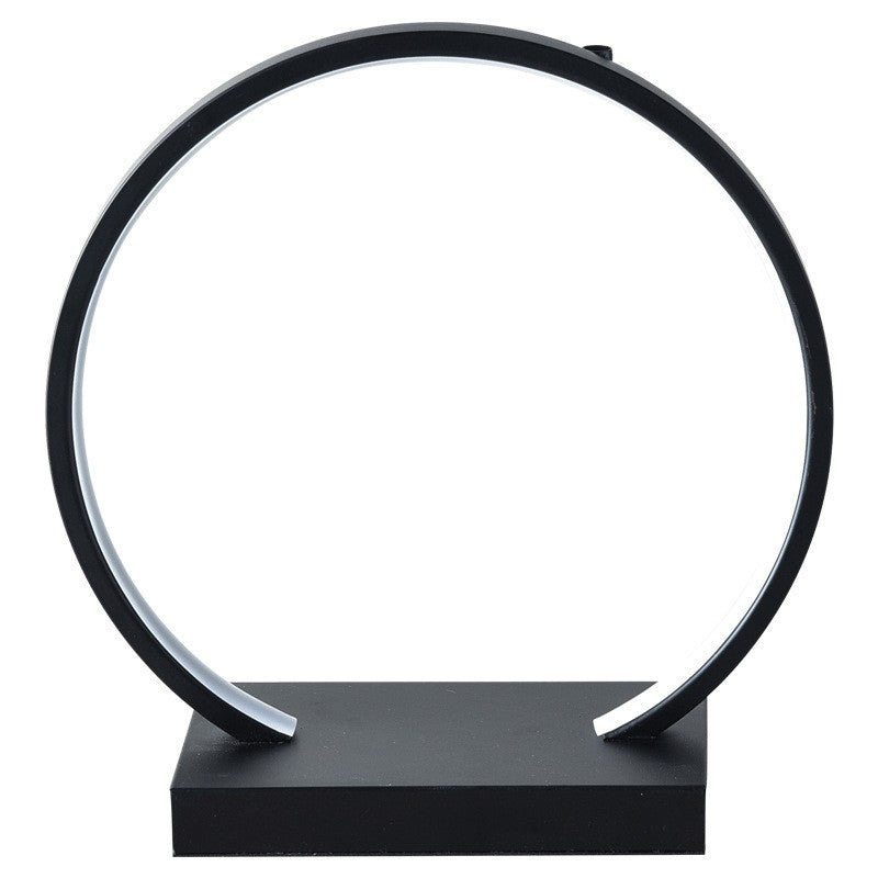 New Chinese LED lamp ring living room creative ornament Gundam background light gift home decoration flowing water ornament