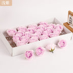 Soap flower five-layer soap rose head Valentine's Day DIY bouquet gift box packaging material simulation head high simulation