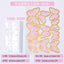 Vibrant Yellow Blue Pink Art Deco Paper Butterfly Cake Toppers for Home Decoration and Anniversary Celebrations