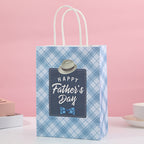 New Father's Day Gift Bag Holiday Tote Bag Packaging Bag Birthday Gift Bag White Cardboard Gift Paper Bag