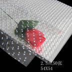 Fresh flower wrapping paper, fully transparent cellophane, 50 sheets, plastic paper, waterproof paper, flower wrapping paper, bouquet paper
