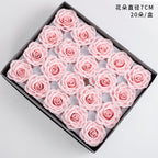 Qixi Festival new soap flower head pride rose aromatherapy immortal flower seven layers soap flower simulation flower wholesale