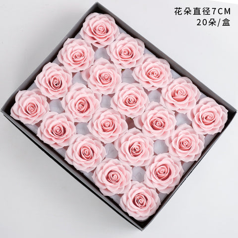 Qixi Festival new soap flower head pride rose aromatherapy immortal flower seven layers soap flower simulation flower wholesale