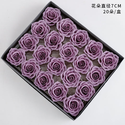 Qixi Festival new soap flower head pride rose aromatherapy immortal flower seven layers soap flower simulation flower wholesale