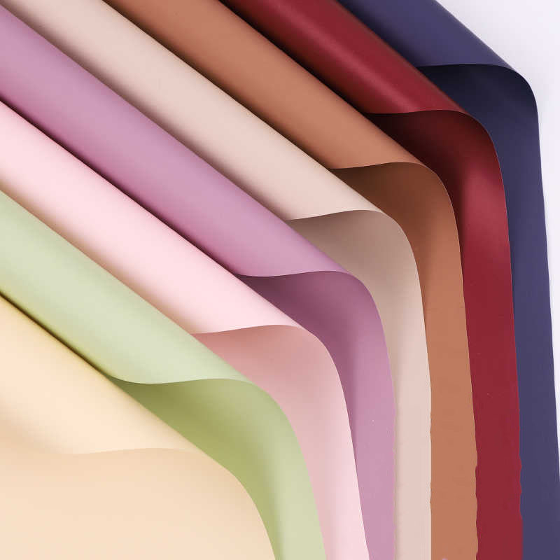 9 silk waterproof thickened flower wrapping paper matte solid color Ouya paper encounter series flower shop wrapping paper