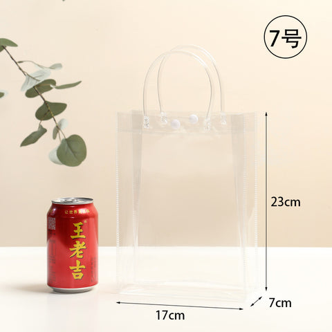 Environmentally Transparent PVC Wedding Gift Box Waterproof Transparent Bridesmaid Gift Bag Paper Box