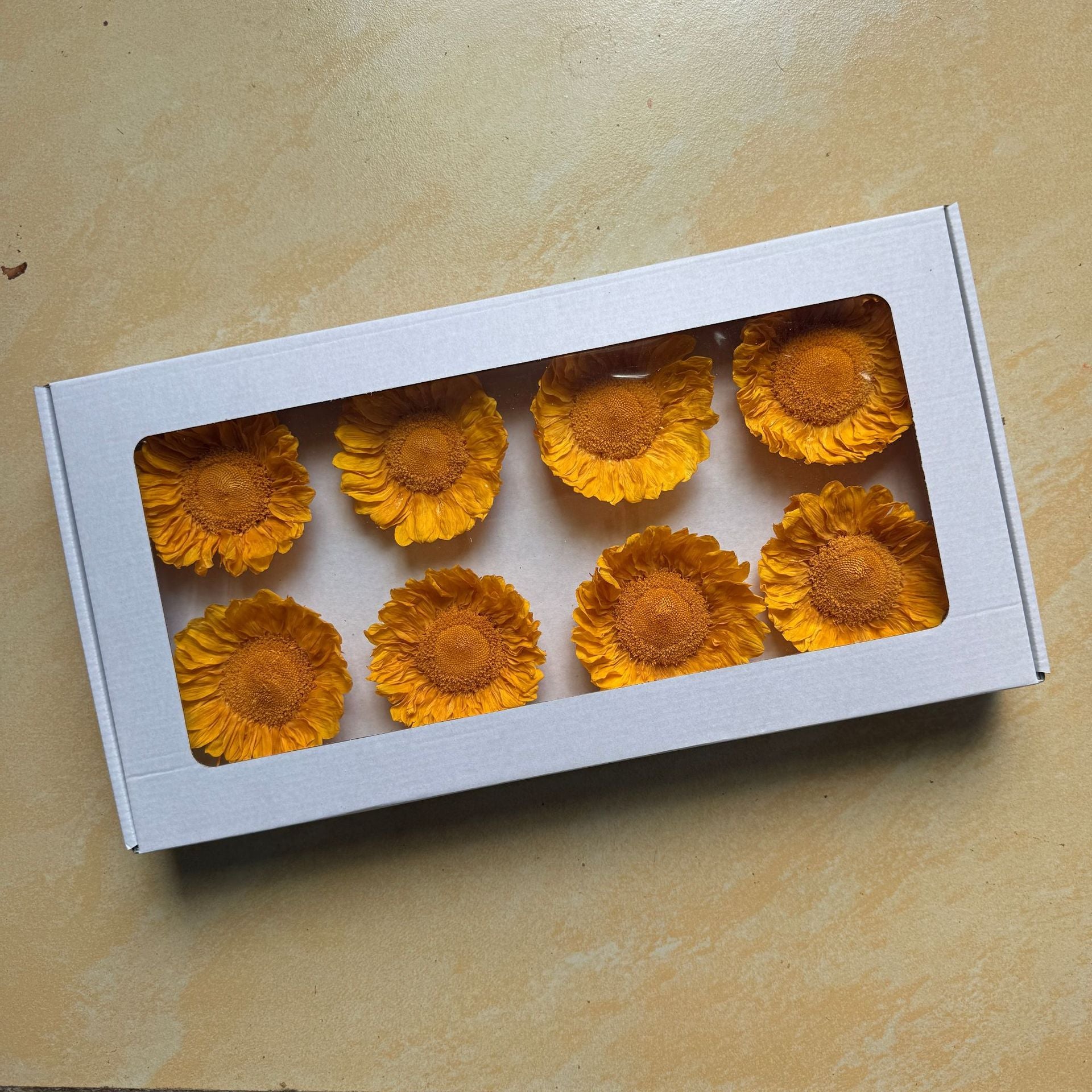 Eternal Sunflower Eternal Flower Sunflower Flower Head Material Keep Flower Sunflower Flower Head Spot Wholesale