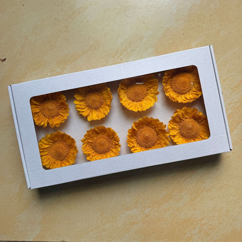 Eternal Sunflower Eternal Flower Sunflower Flower Head Material Keep Flower Sunflower Flower Head Spot Wholesale