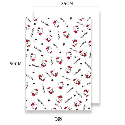 520 new products hello Kitty handmade bouquet wrapping paper handmade DIY flower decoration wrapping paper flower shop materials
