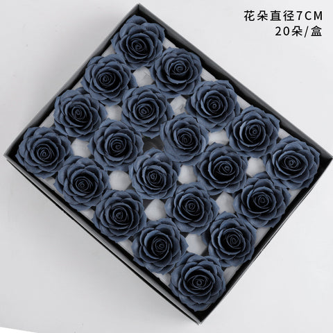 Qixi Festival new soap flower head pride rose aromatherapy immortal flower seven layers soap flower simulation flower wholesale
