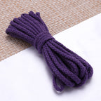 Spot 5mm colored eight-strand cotton rope, handmade DIY woven hemp rope, drawstring, trouser belt binding rope, hollow 8-strand cotton rope