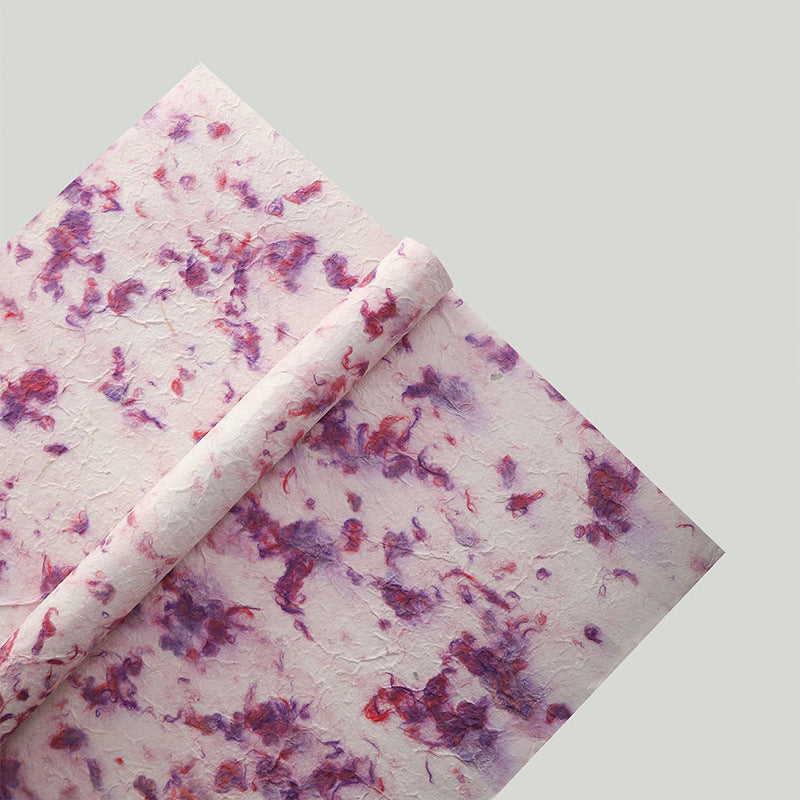 Tie-dye Dongba paper thickened hand-torn paper flower bouquet wrapping paper handmade paper creative bag flower paper wholesale