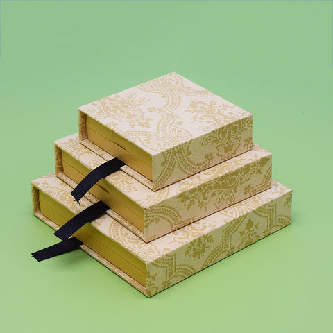 Customized Eco-friendly Portable Reusable Handmade Paperboard Jewelry Drawer Packaging Gift Box