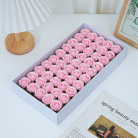 Thumbflower boxed mini soap rose bouquet, Valentine's Day gift decoration materials, wholesale preserved flowers