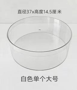 New large-capacity PET fruit flower box food grade round waterproof transparent flower fruit flower arrangement gift box empty box