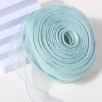 Pure edge fishtail yarn 40 yards flower packaging materials baking packaging decorative bow straps large roll floral materials