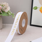 Valentine's Day flower shop floral supplies English threaded ribbon DIY bouquet ribbon material spot wholesale