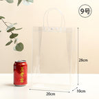 Environmentally Transparent PVC Wedding Gift Box Waterproof Transparent Bridesmaid Gift Bag Paper Box