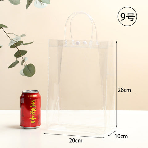 Environmentally Transparent PVC Wedding Gift Box Waterproof Transparent Bridesmaid Gift Bag Paper Box