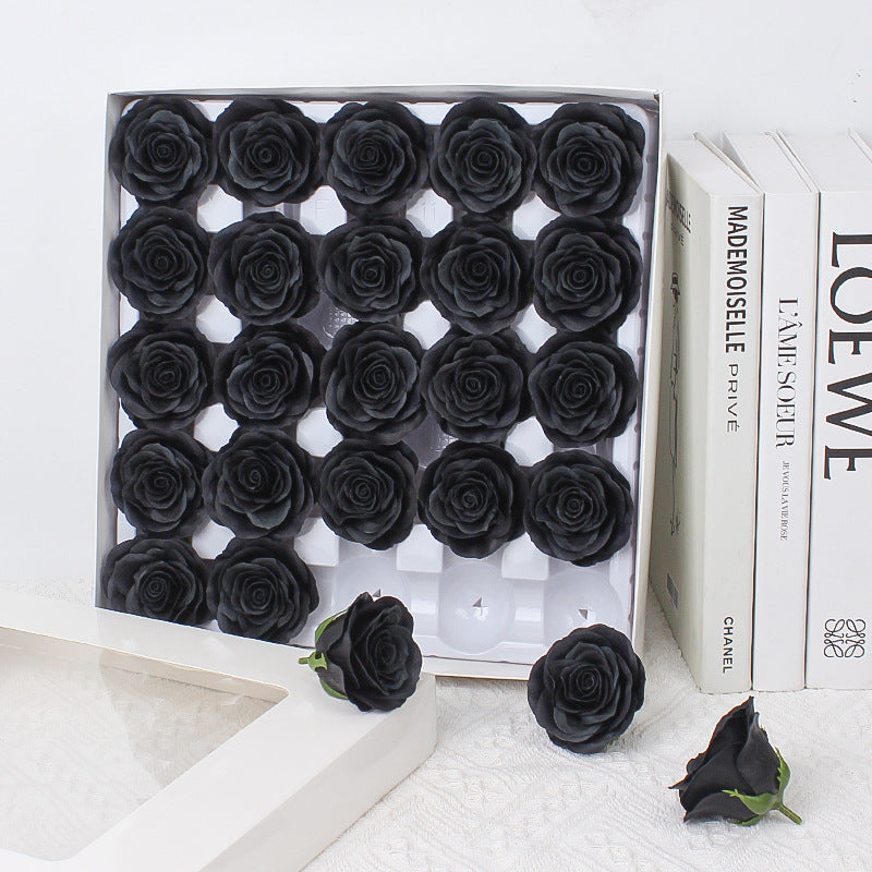Taixi wholesale seven-layer awakening soap flower rose head simulation immortal flower rose handmade DIY bouquet material