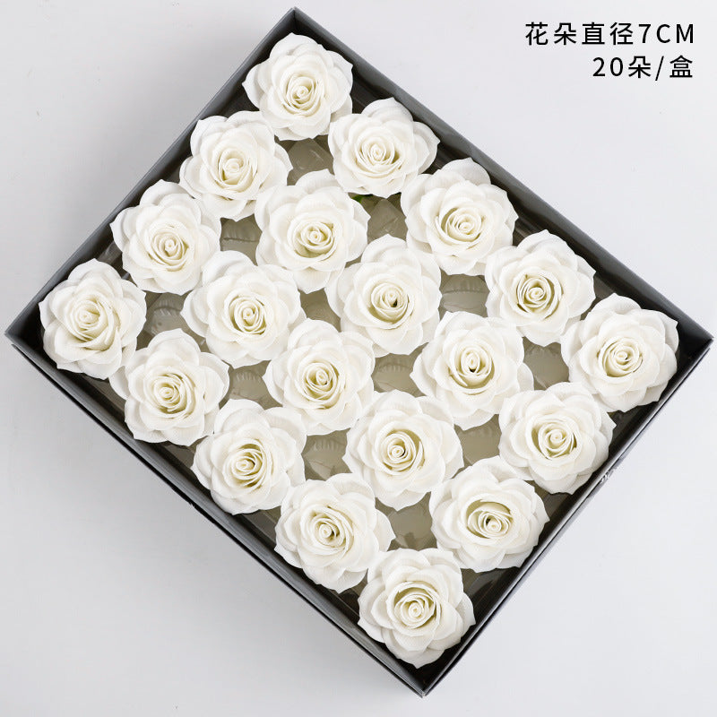 Qixi Festival new soap flower head pride rose aromatherapy immortal flower seven layers soap flower simulation flower wholesale