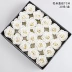 Qixi Festival new soap flower head pride rose aromatherapy immortal flower seven layers soap flower simulation flower wholesale