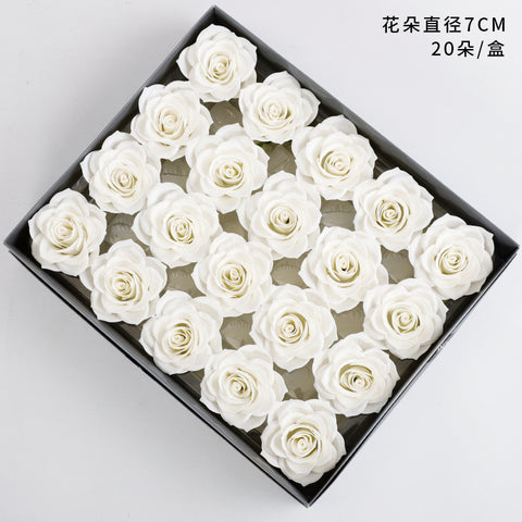 Qixi Festival new soap flower head pride rose aromatherapy immortal flower seven layers soap flower simulation flower wholesale