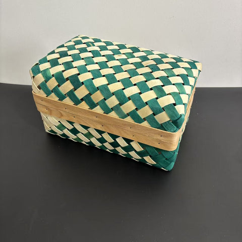 Handmade wooden storage box directly from the manufacturer Outdoor picnic basket Wedding souvenir Decorative handicrafts Shooting props