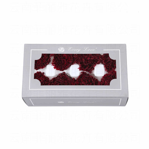 Eternal Flower 4-5cm A Grade Carnation Flower Head DIY Material 8 Packs Yunnan Wholesale Eternal Carnation Flower Head