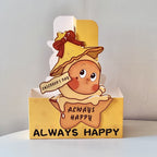 Children's Day Send Children Tide Play Series Tote Bag Cartoon DIY Coffee Milk Tea Decorative Flower Box Floral Packaging Materials