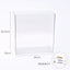 Acrylic ribbon card storage bucket Wall-mounted transparent drop-resistant durable flower storage box Florist floral supplies