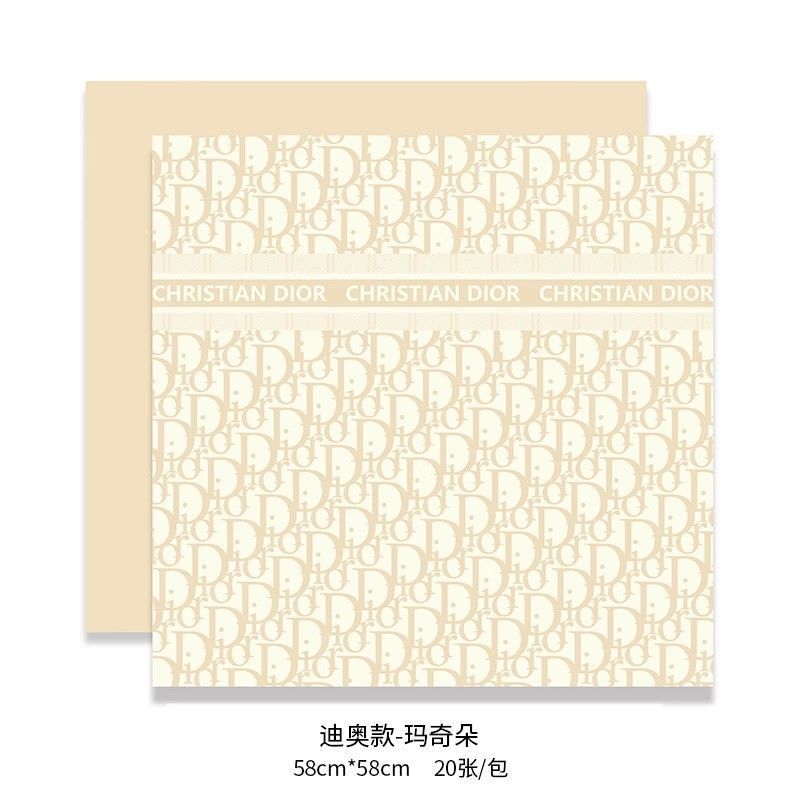 New Hera light luxury paper series flower wrapping paper red bouquet thousand bird grid thickened waterproof bag flower paper material