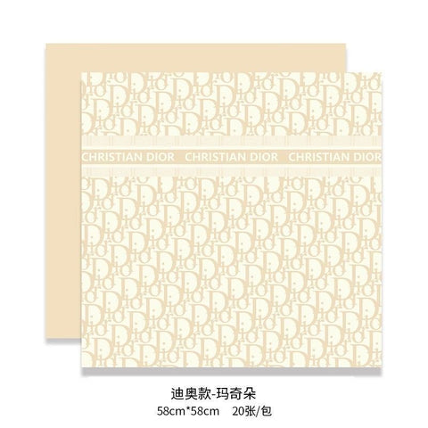 New Hera light luxury paper series flower wrapping paper red bouquet thousand bird grid thickened waterproof bag flower paper material